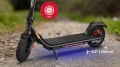 SHARP Kick Scooter LED Light Footplate Black hulajnoga elektryczna