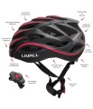 Livall BH62 NEO Czarno-Czerwony kask rowerowy