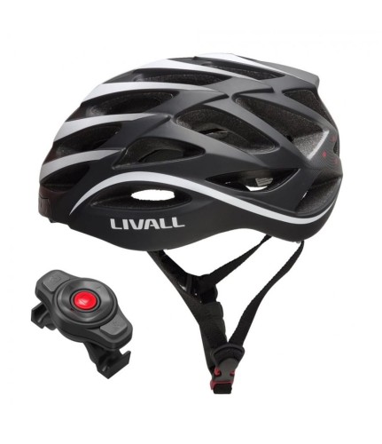 Livall BH62 NEO Czarno-Biały kask rowerowy