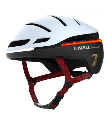Livall EVO21 Biały kask rowerowy