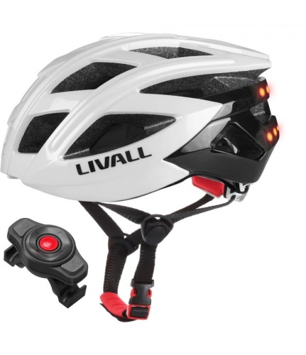 Livall BH60SE M/L Biało-Czarny kask rowerowy