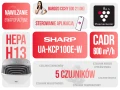 Sharp ua-kcp100e-w infografika najważniejsze cechy.webp
