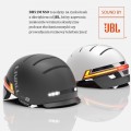 Livall BH51M NSO Szary Sound by JBL Bluetooth LED  kask rowerowy