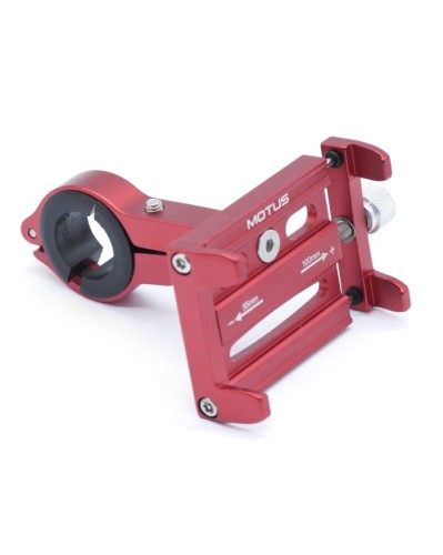 MOTUS uchwyt aluminiowy na telefon czerwony do roweru hulajnogi