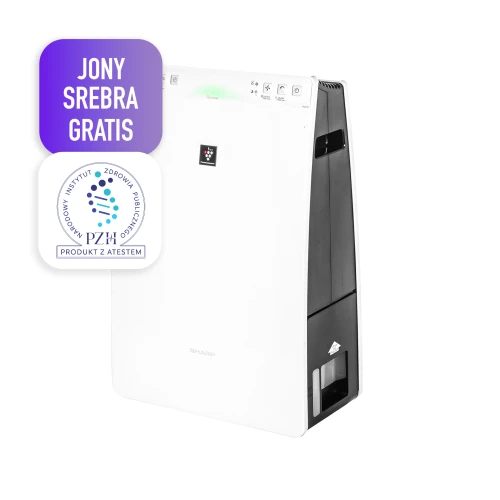 Sharp KC-F32EUW oczyszczacz powietrza z nawilżaczem i jonizacją jony srebra.webp