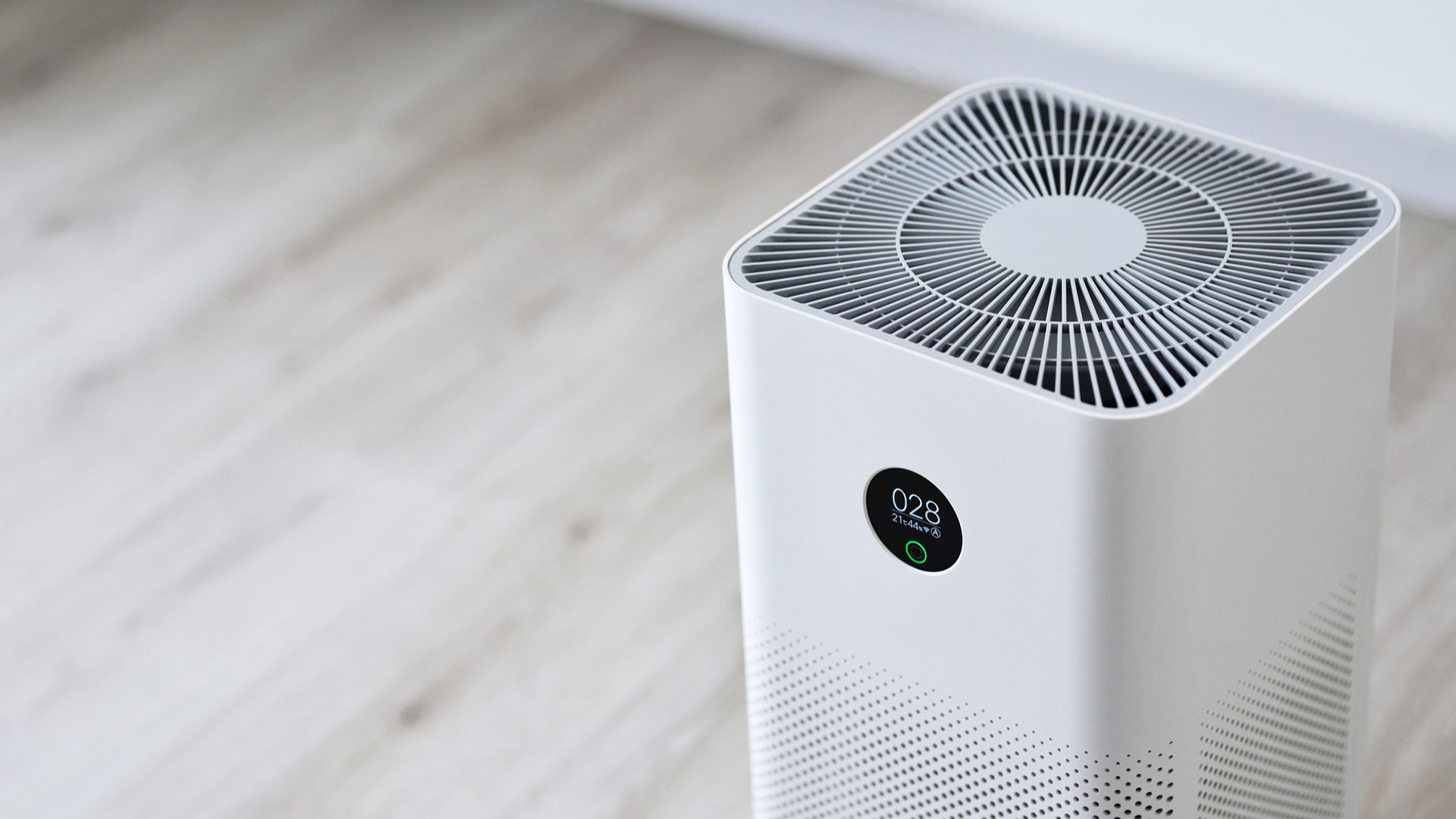 Oczyszczacz powietrza Xiaomi w salonie - aranżacja